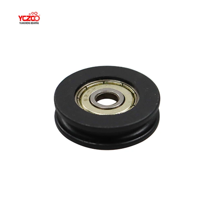 Nylon Roller H U V Groove Sliding Door System roller RD29 Long Life Plastic Glass Window Wheel PU Rubber Roller