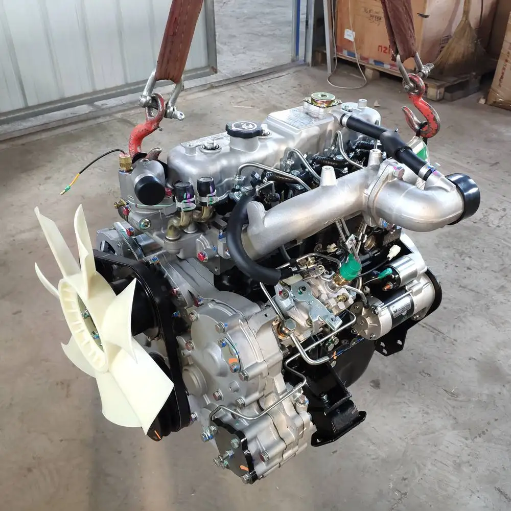New JX493G3 Series 4cylinder Diesel Engine Engine Assembly for ISUZU Wooden Box Provided 3 Months 320 85 KW(116HP) In-line