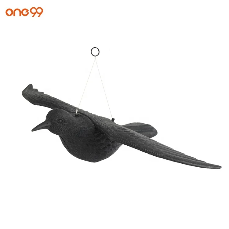 one99 wholesale black crow decoy hunting repeller pest control plastic crow garden decoration best flying crow hunting decoy