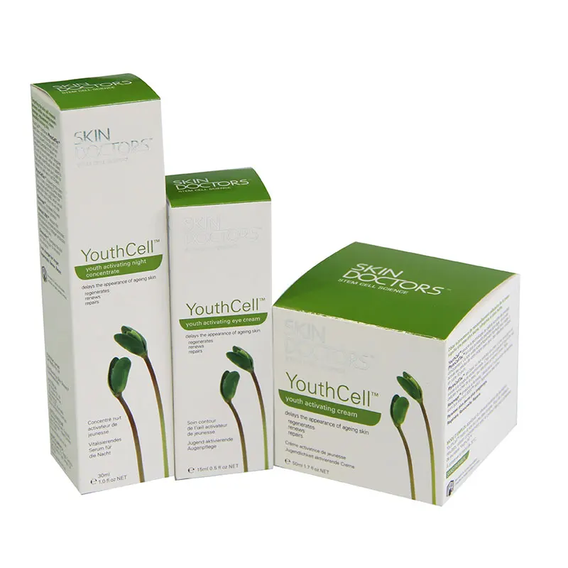Costom printing luxury packaging cardboard store boxes for skin care products