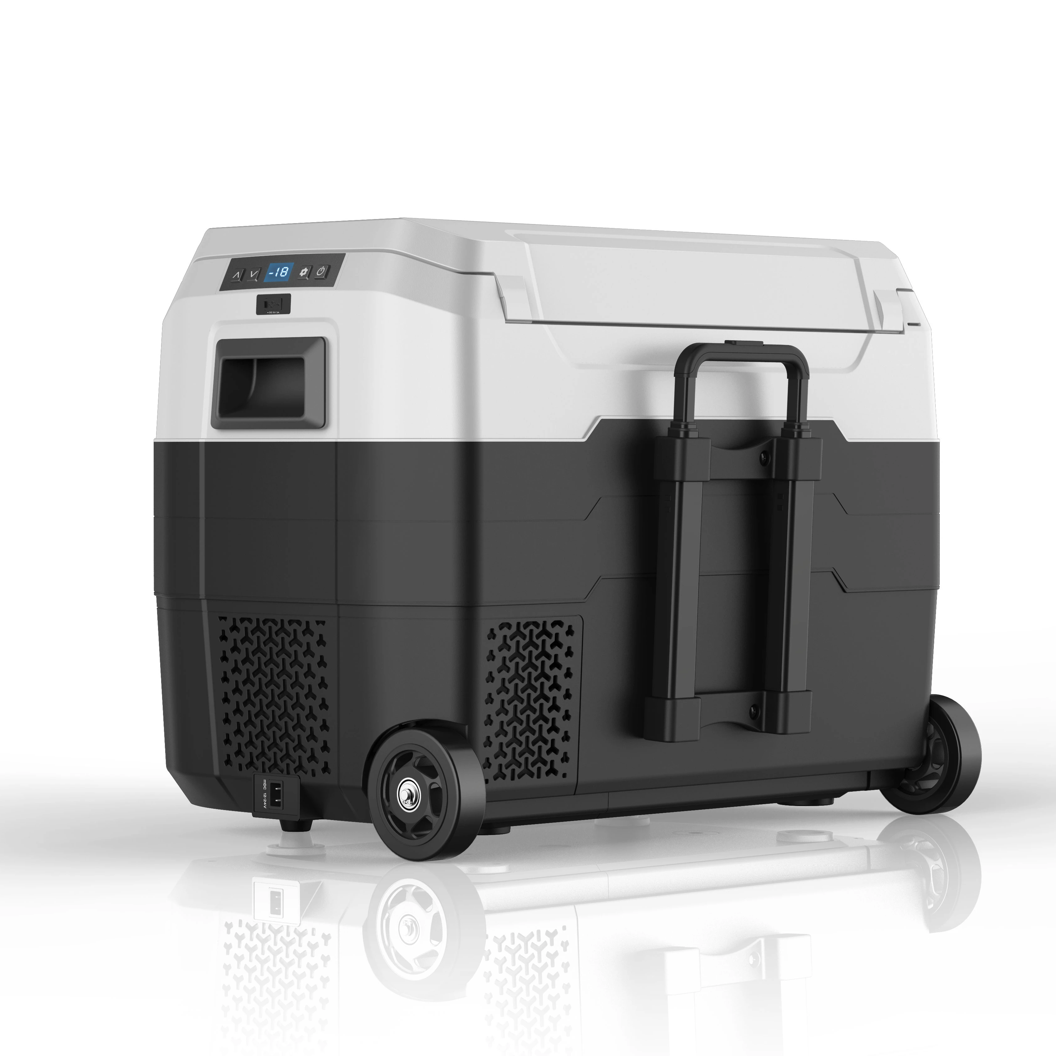 Автомобильные мини-холодильники с компрессором 40 л, морозильная камера, портативный холодильник 12 в 240 В для кемпинга, лодки, рыбалки