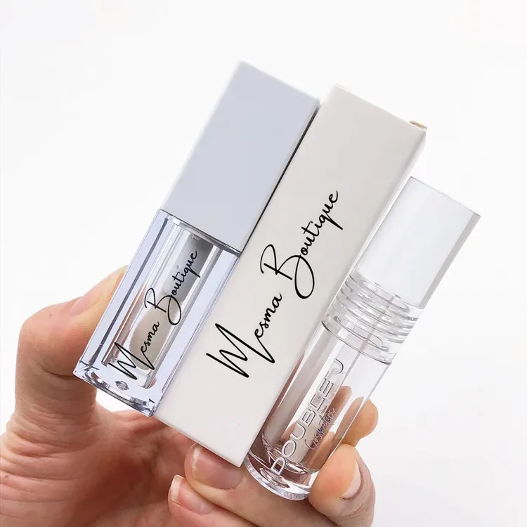 Beautiful lip color tube round tube square tube custom logo cosmetic bottle wholesale