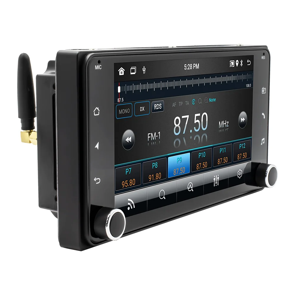 7 inch widescreen build in 2 DIN wireless FM Radio MP3 LCD Car Player Dash Camo Input GPS reverse image Car Player