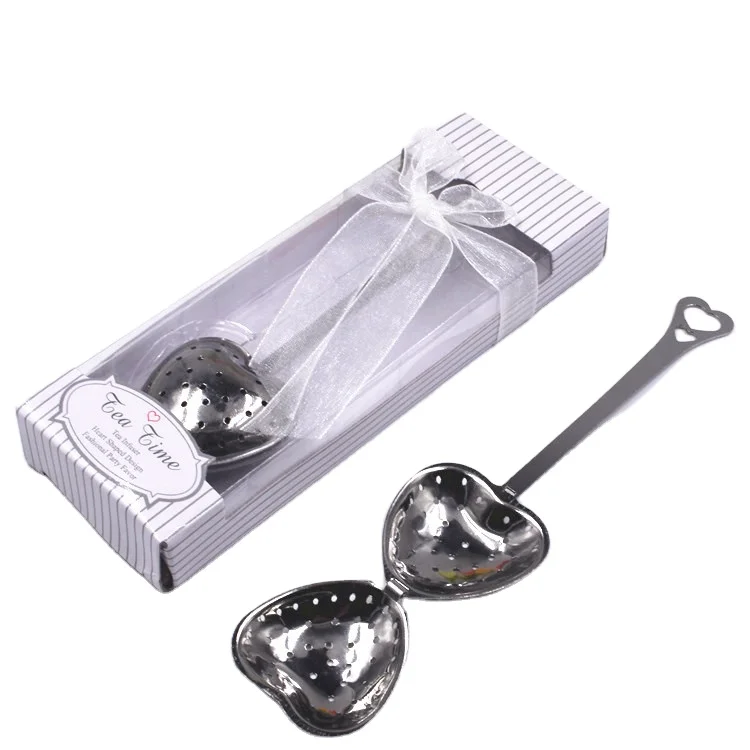 Tea Strainer Heart Shape Tea Time Tea Infuser in Gift Box