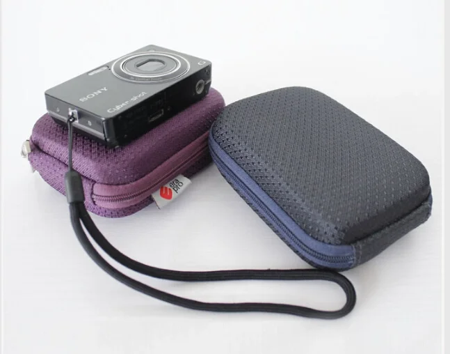 OEM zipper hard closure eva camera pouch case with cutout foam