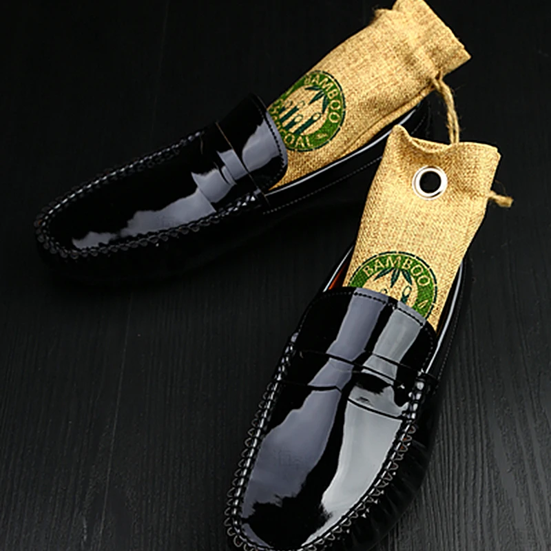 Remove odor & control moisture in shoes Activated Carbon deodorizer Shoe Plug Bamboo Charcoal Bag