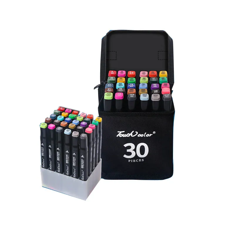 Touchcolor 30 Colors Art Marker Pen set Alcohol-based Art Markers Students Animation beginners