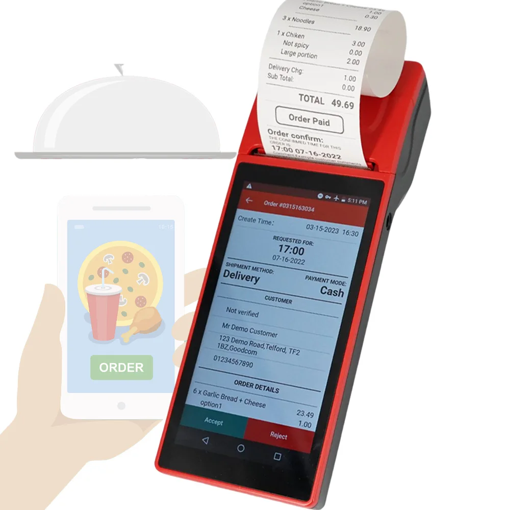 Многофункциональный Pos-терминал GOODCOM портативный для Android-терминала 58 мм