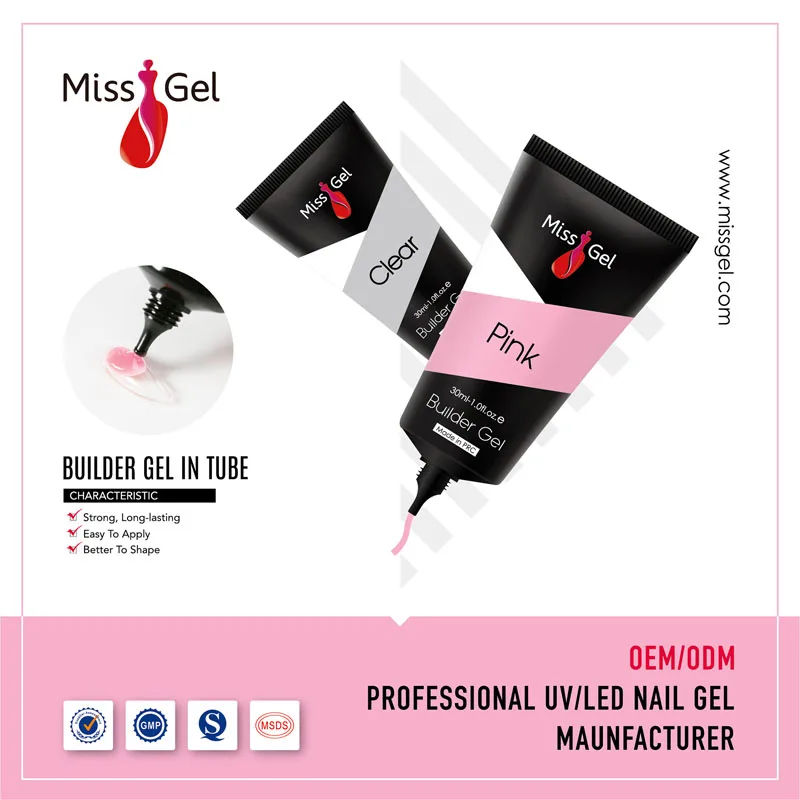  Missgel oem УФ привело жесткий лак для ногтей гель носки без