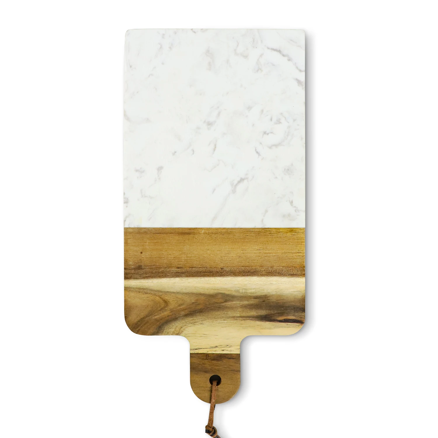 Деревянная разделочная доска для стейков с ручкой