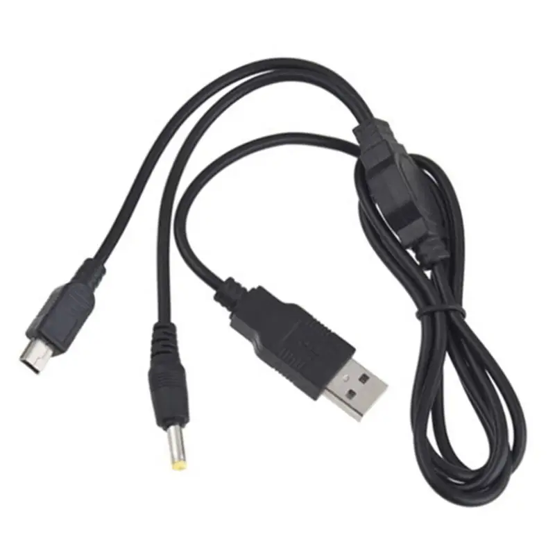 Charger for PSP 2000 3000  Newest Charger Power 2 in 1 USB Data Charge Cable Cord for  PSP2000 psp2000 3000 Game Console