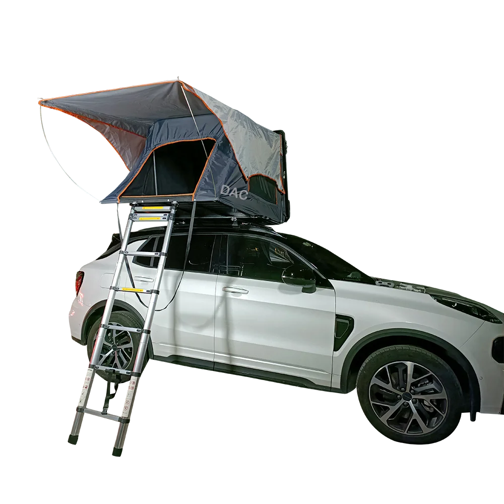 Outdoor Hard Shell Rooftop Tent for Offroad Camping 2-3 Person Car Roof Top Tent Vehicle SUV Roof with Ladder
