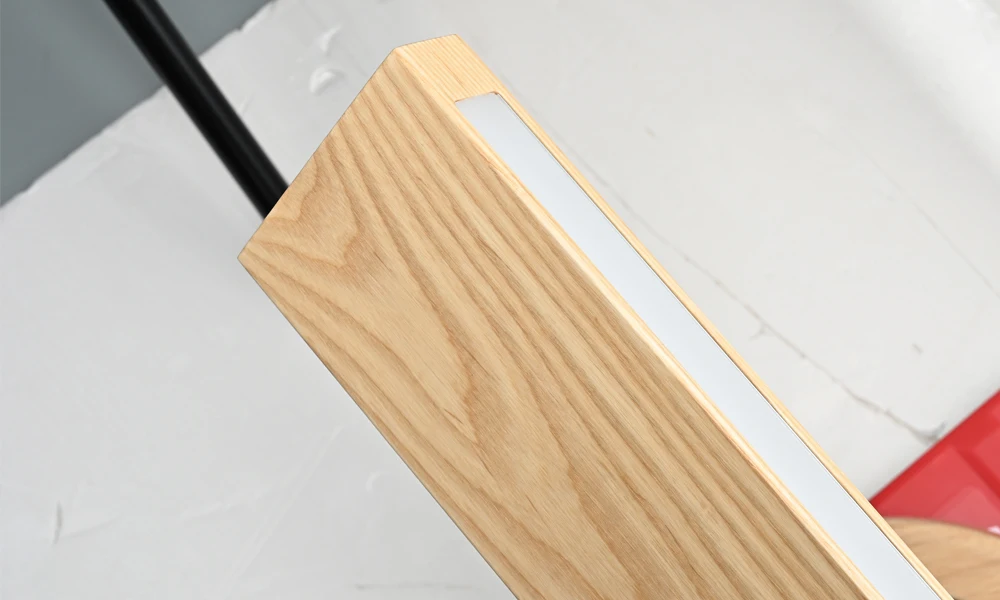 Wooden Night Lamp LED Modern Bedside Lamp with Double Side Lighting CE SAA RCM Certified