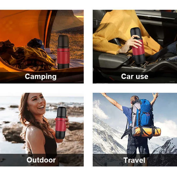 Fully Automatic Machine Portable Mini Espresso Machine Use 12V Custom ABS Aluminum Ce OEM Plug in Inox Machine