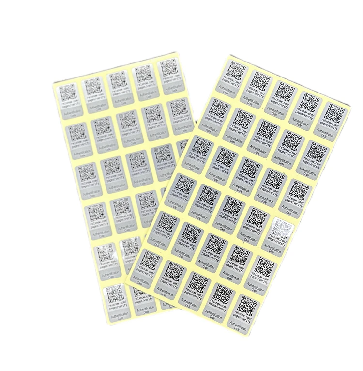 2024 New Arrivals Custom Electronic Products Security Tag Self Adhesive Peel Off Tamper Proof Label Warranty Sticker