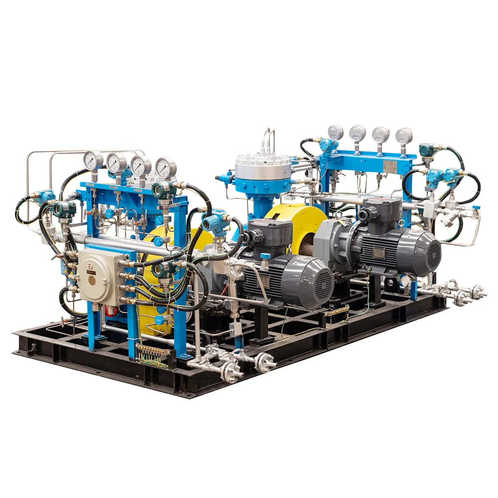 High Pressure 400bar Helium Hydrogen Gas Diaphragm Compressor