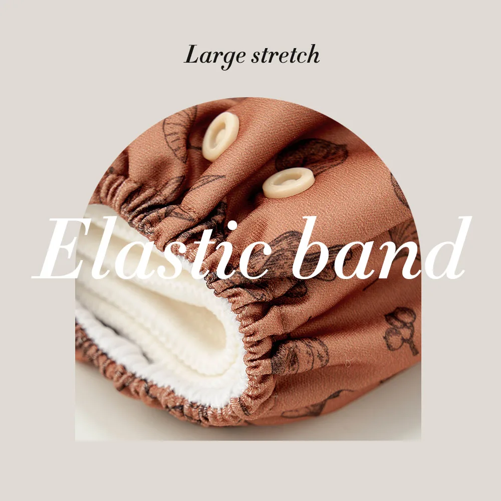 Elinfant waterproof baby cloth nappies recycled washable pocket baby diapers reusable cloth diaper 3 pcs set