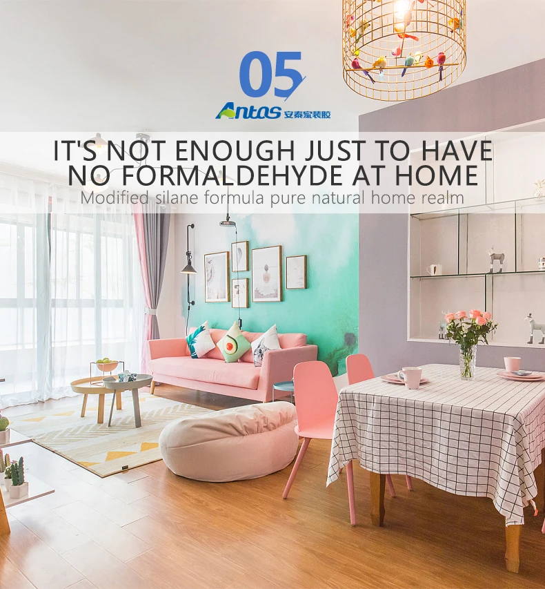 High Strength Antas 40Ml Floor Tile Glue Adhesive Decoration Sealant For Indoor Decoration Materials