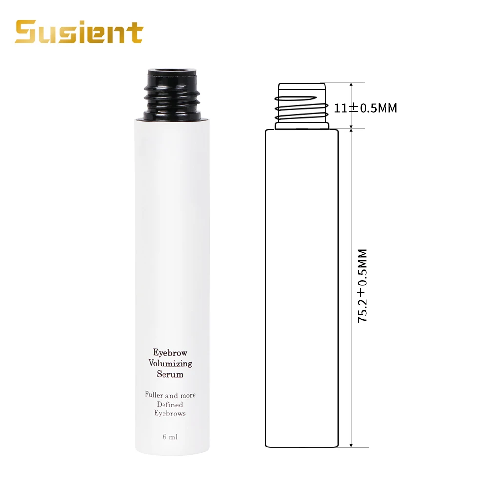 wholesale eyelash tube eyeliner pen custom logo lip gloss tubes empty liquid eyeliner bottle lip glaze tube with brush