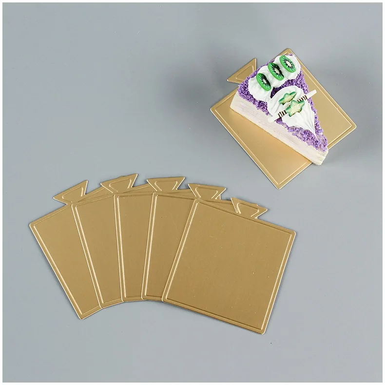 Mini Cake Boards, Golden Paper Mousse Cake Boards Mini Cake Bases Cupcake Dessert Displays Tray Cardboard Pastry Base - Grease P