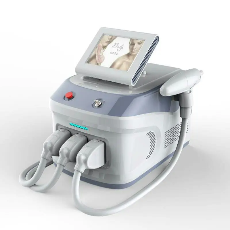 
hot sale SHR /OPT/ IPL+elight+ RF laser tattoo removal SHR laser IPL 3 handles 