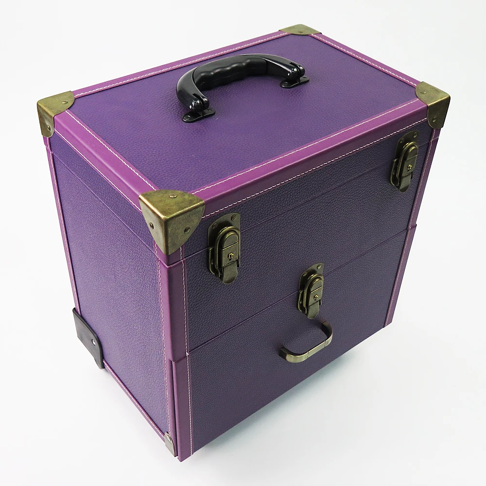 Makeup Trolley Case Professional Rolling Beauty Case With Drawers Makeup Train Case For Artist Travel Outdoor Factory Wholesale