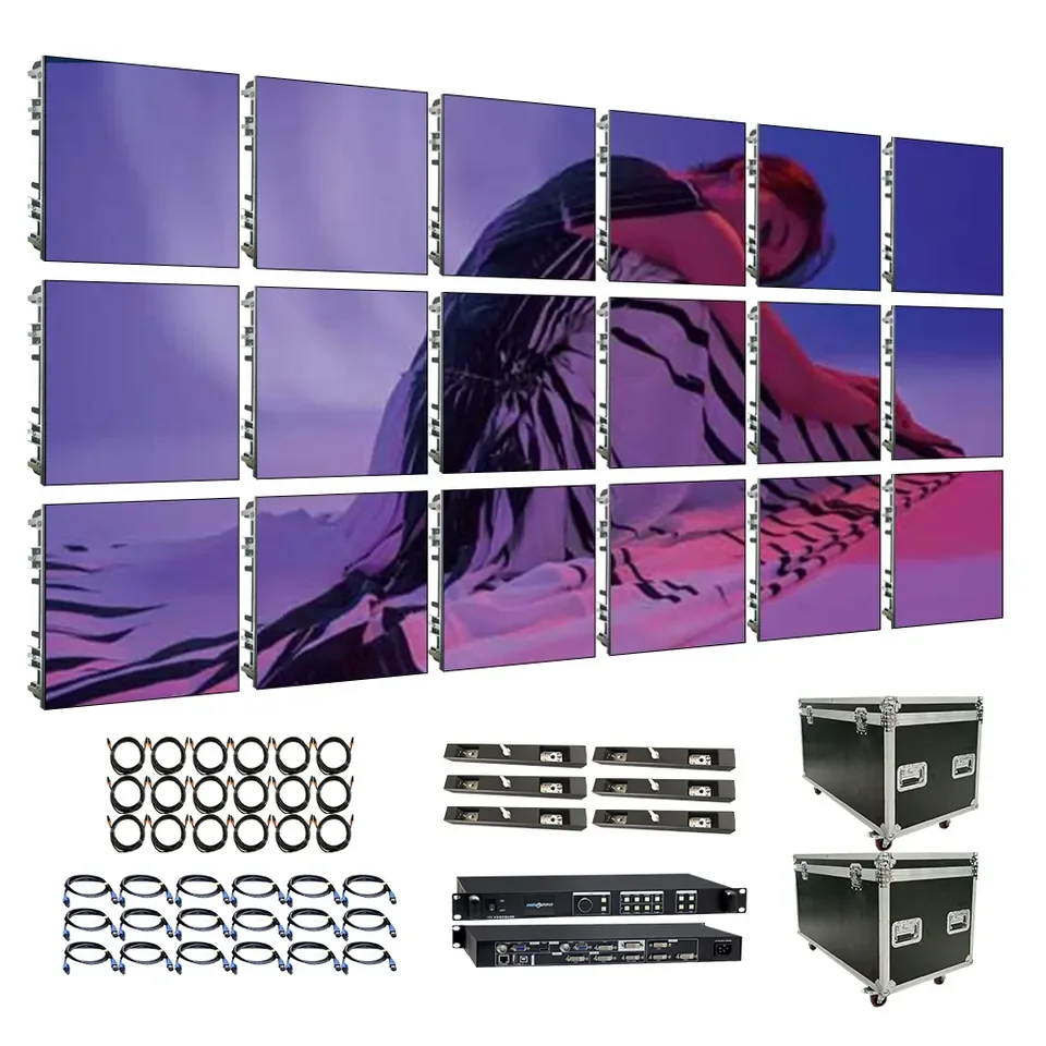 Full color 500x1000mm Indoor SMD P2.6/P2.976/P3.91 Rental LED display stage LED screen  Event LED Wall Display
