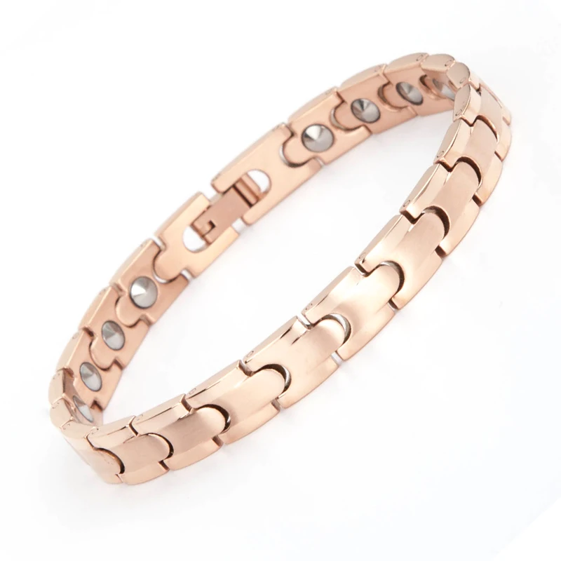SGS 99.999 % germanium 10mm titanium magnet bracelet japan for health factory price
