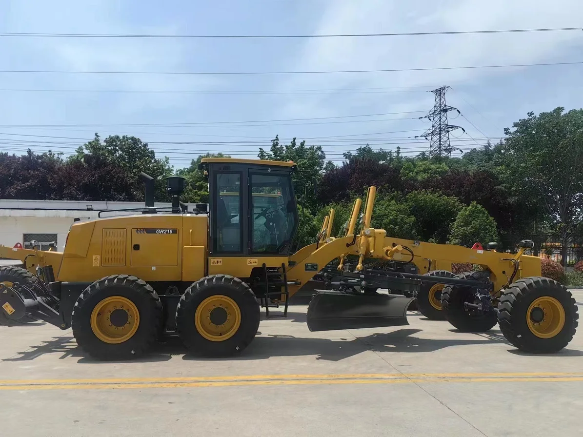 new design 215HP motor graders GR215 motor grader blade cutting edge in Solomon Islands