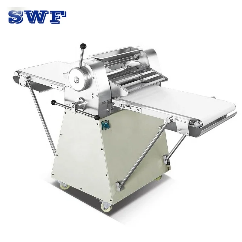 Kitchen Electric Dough sheeter roller reversible laminadora de masa fondant cheap price bread croissant Dough Sheeter machine