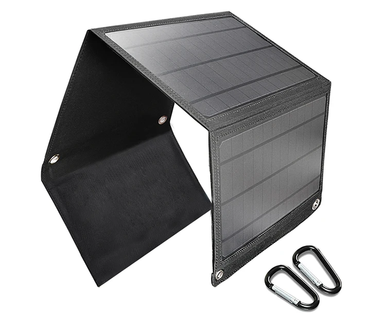 
21W Portable Folding Solar Panel Carry bag USB Folding Mobile Solar Panel Charger for Travelling 