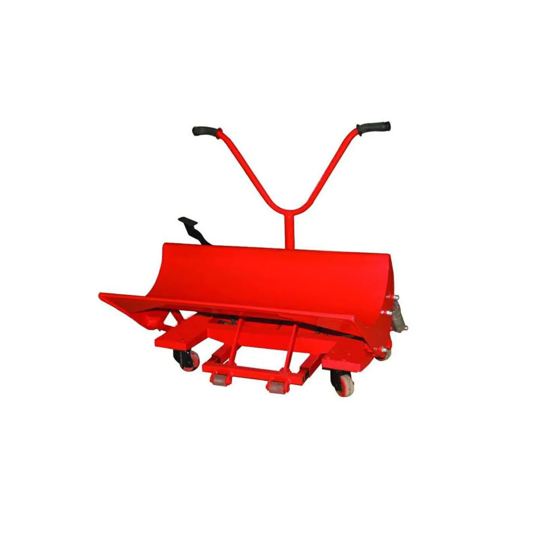 Made in China Superior Quality Red Steel Textile Hydraulic Cloth Roll Doffing Trolley