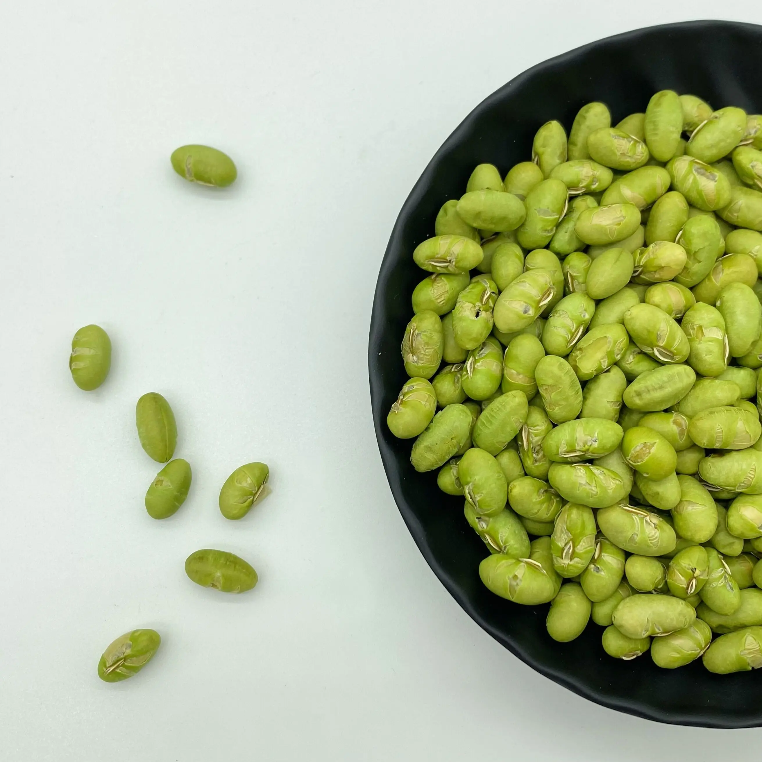 Nutritious Vegan Snack: Roasted Edamame & Green Beans - Delicious Chinese Healthy Flavor