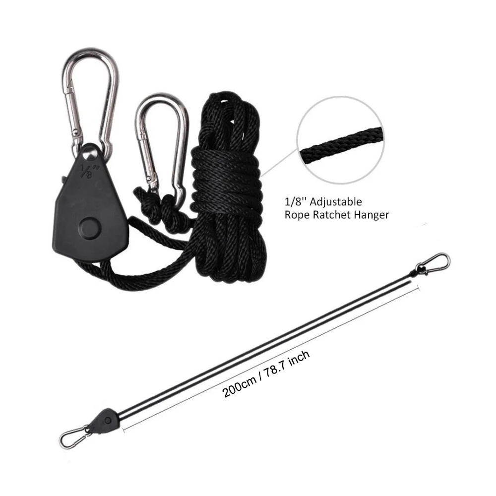 Sinjialight grow lights accessories timer cord tripod hanger adjustable lanyard