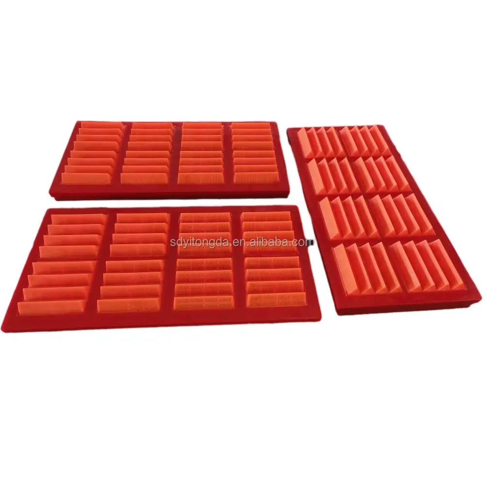 Новый линейный сито шейкер сепаратор полиуретановый Вибрационный экран обезвоживающая волновая панель