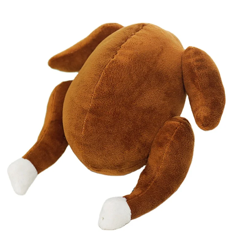 
Funny Wholesale Cartoon Soft Plush Funny Turkey Toy For Dog Pet 