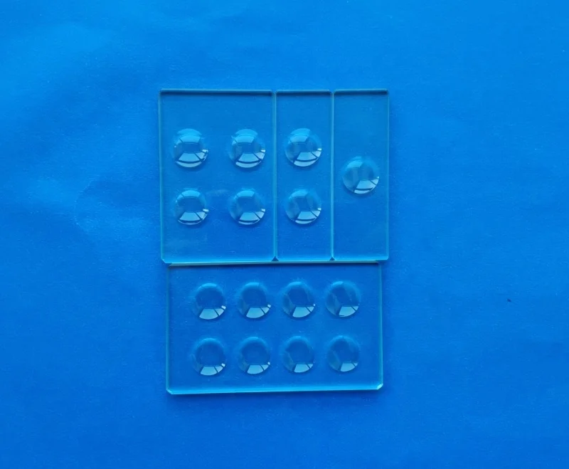 1.2mm thin 7103 glass Single Depression one well concavity slides Concave Cavity Microscope Slide