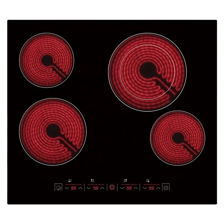 Powerful Cooling Fans Flexible Cooking Zoom Class a Crystal Panel Fast Heating Boiling Induction Stove Electric Infrared Stove