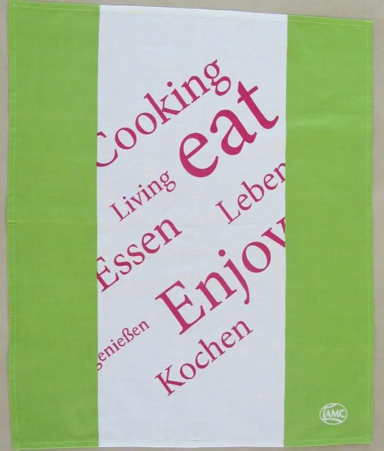 wholesale cotton digital printing kitchen tea towel