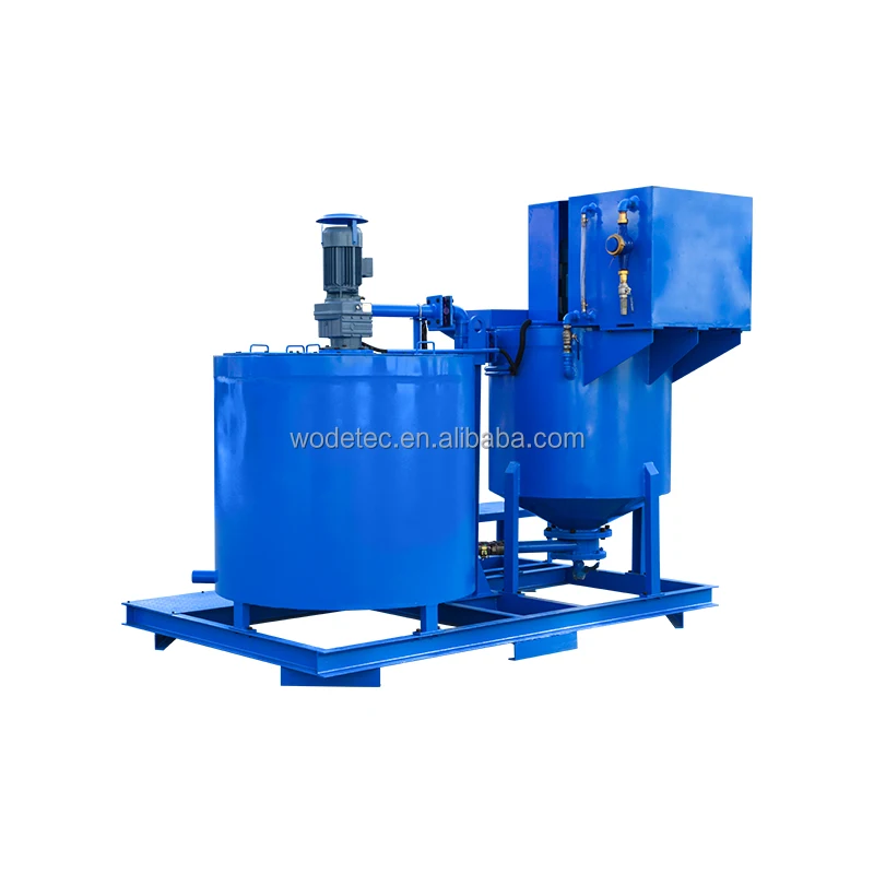 500L Capacity high efficiency electric bentonite grouting mixing and agitator machine for deep well casing