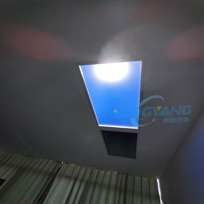 Крытый Искусственный Солнечный свет Skylight Tuya виртуальный светодиодный искусственный умный оконный светильник голубого неба