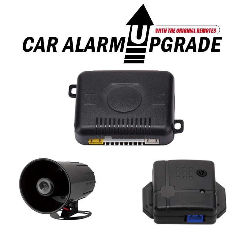Hot Sell In South America Trf Universal Vehicle Safety Remote Control One Way Car Security Alarm System
