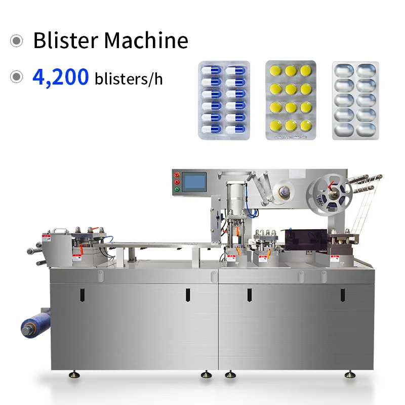 Blister Packing Machine To Pack Surgical Bandage Pharyngeal Swab And Prefilled Syringe