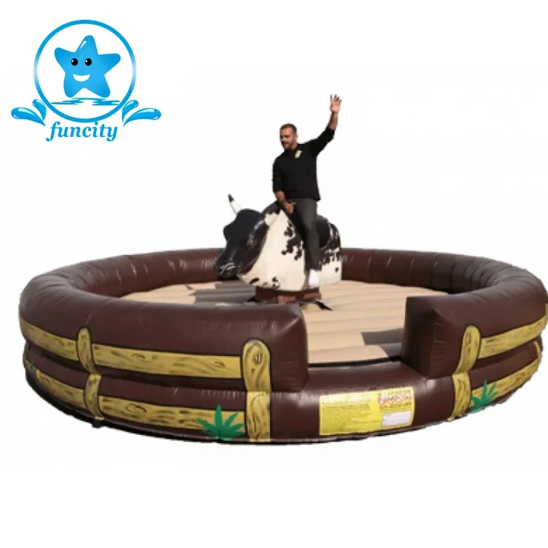 Wholesale Party Rental Equipment Outdoor Sport Game Bull Riding Mechanical Bull Inflatable