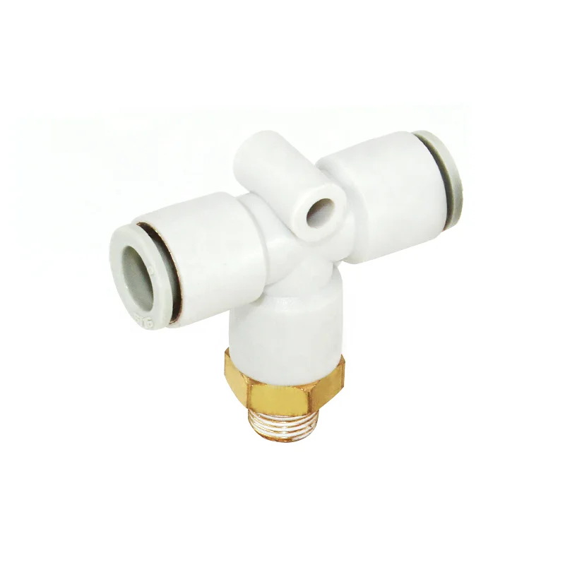 Pneumatic air fittings SMC Type KQ2T quick parts Push in Air Hose connectors Double Pipe T-Joint one touch Thread Connector
