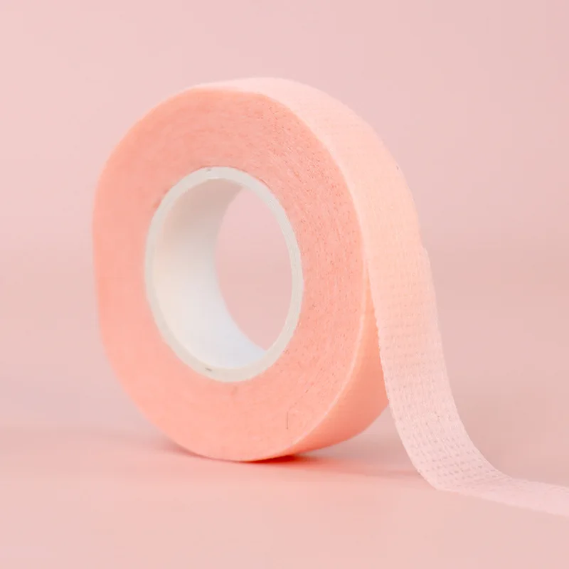 Adhesive lash tape breathable micropore fabric tapecolor eyelash extension tape pink sensitive tape for lash extensions