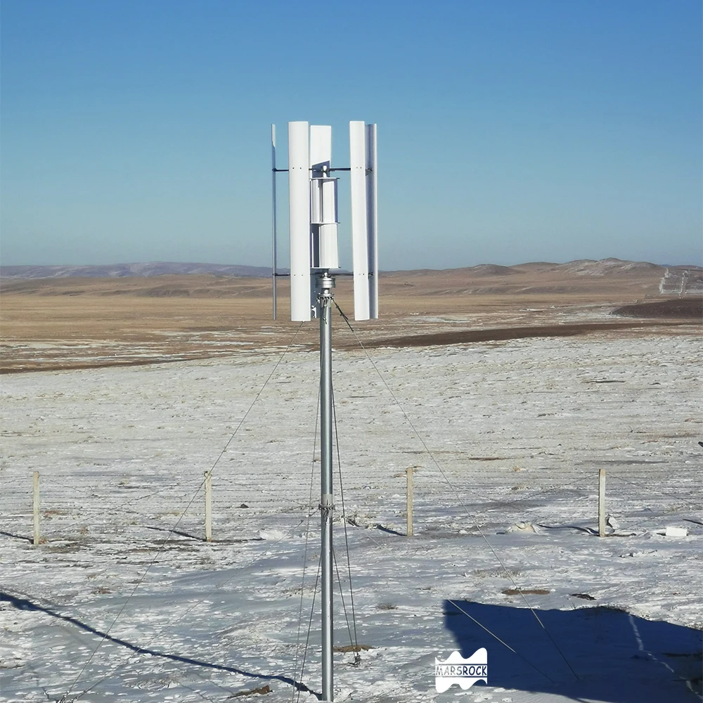 H series Wind Turbine Generator  Vertical turbine Generator  1000w/2000w  48v/96v start-up speed 2.5m/s Aluminum  alloy