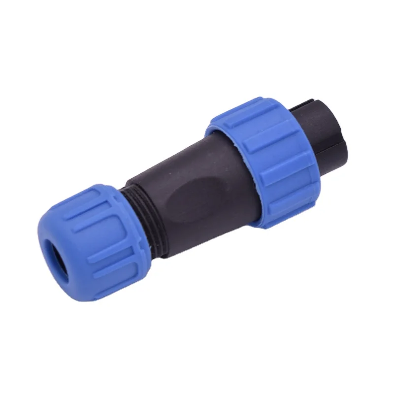 2 3 4 5 6 7 8 9 10 12 pins IP68 Plastic Circular waterproof SP13 SP17 SP21 cable connector