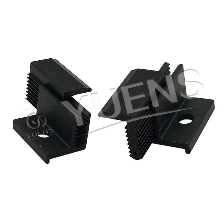Yuens Black Color Solar Panel Fixing Adjust Solar End Clamp Saw Stand Mounting Bracket