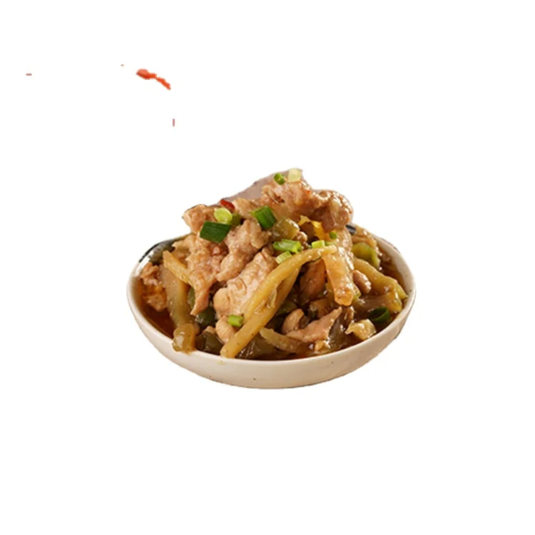 Chinese Shredded Pork With Mustard Fragrance Flavored Meat Canned Seasoning Dish Of Sweet